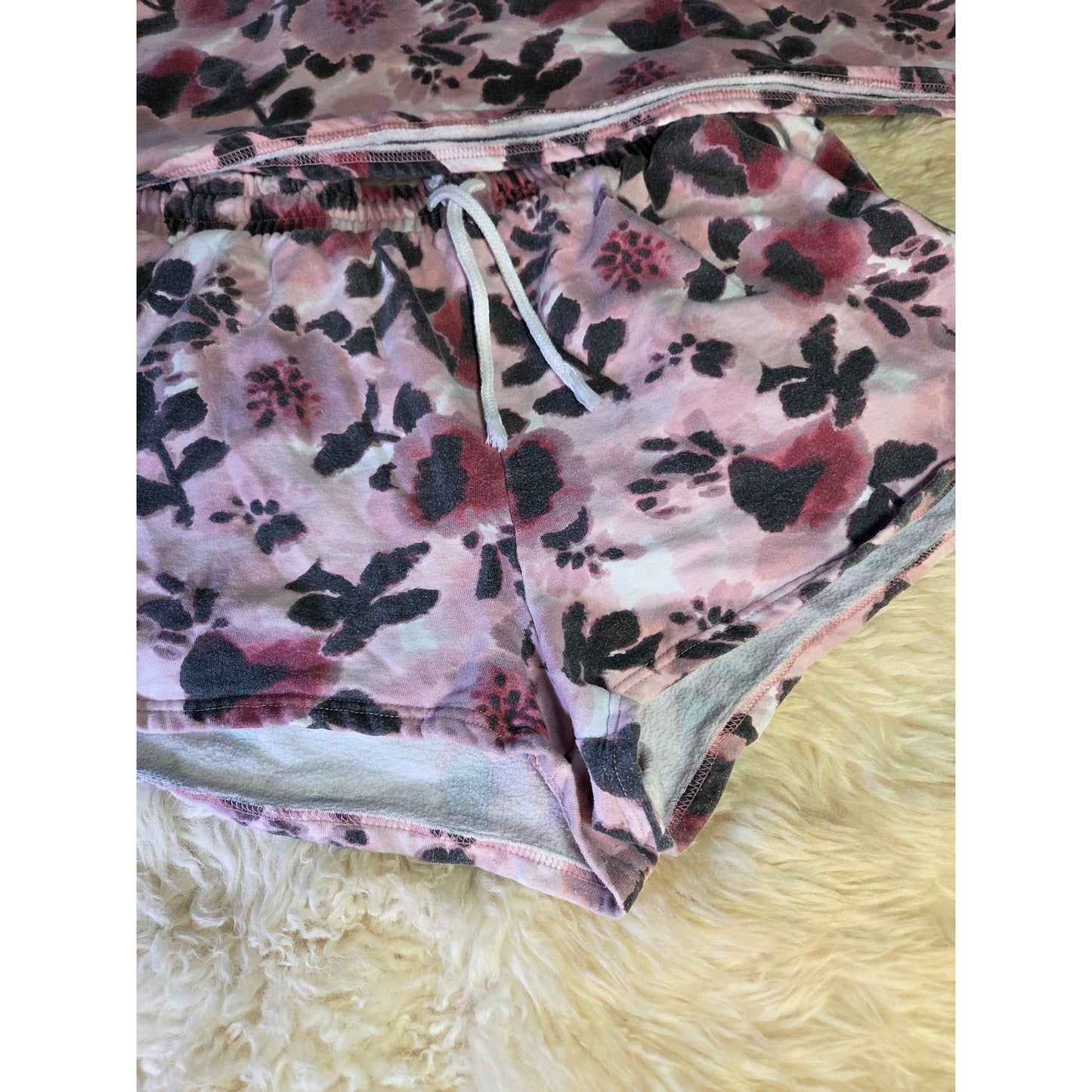 Dip Sustainable Two Piece Sweat short Ling Sleeve Tie Dye Pink Terrycloth XXL