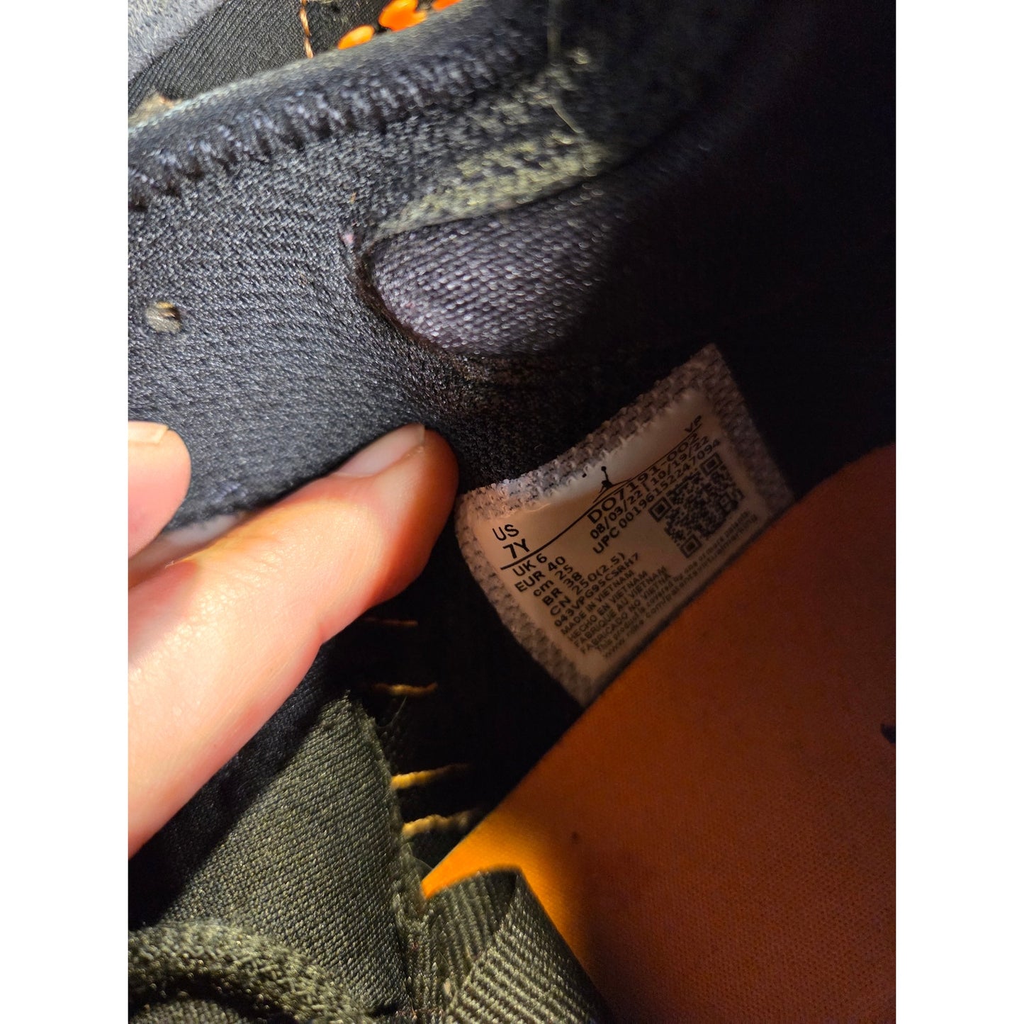 Jordan Why Not Zer0.6 Rattan Size 7 Youth Basketball Sneaker Shoe