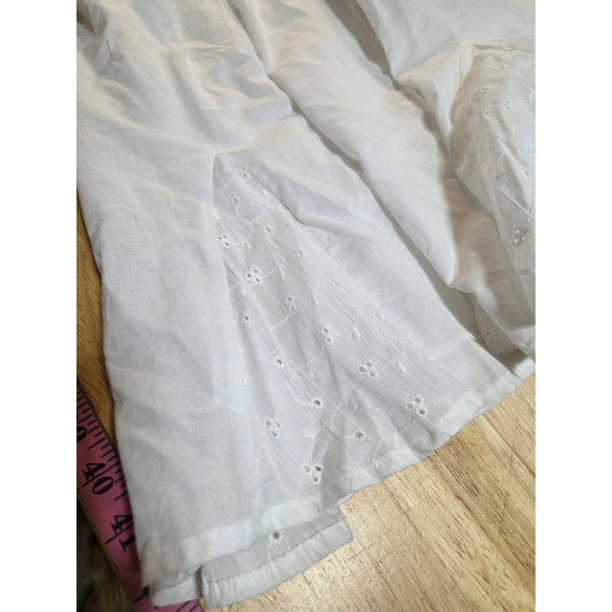 Blush size medium cotton sundress line skirt sleeveless button front princess