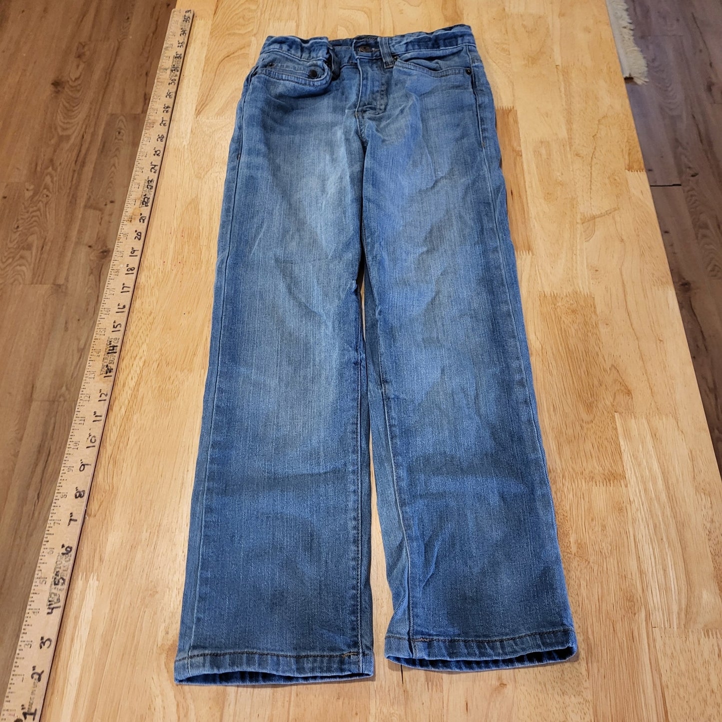 Lucky Brand Classic Straight Adjustable Waist Medium Wash Jeans Size 8