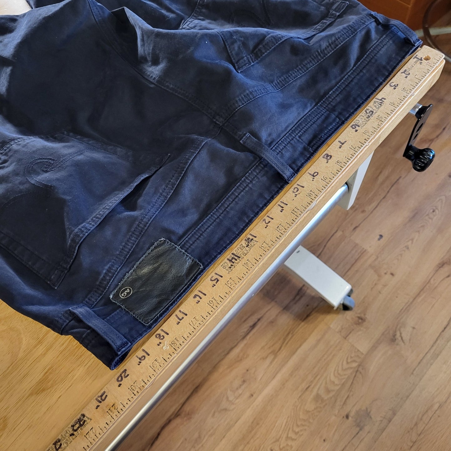 AG Adriano Goldschmied Everett Slim Straight Black 38x32 Jeans