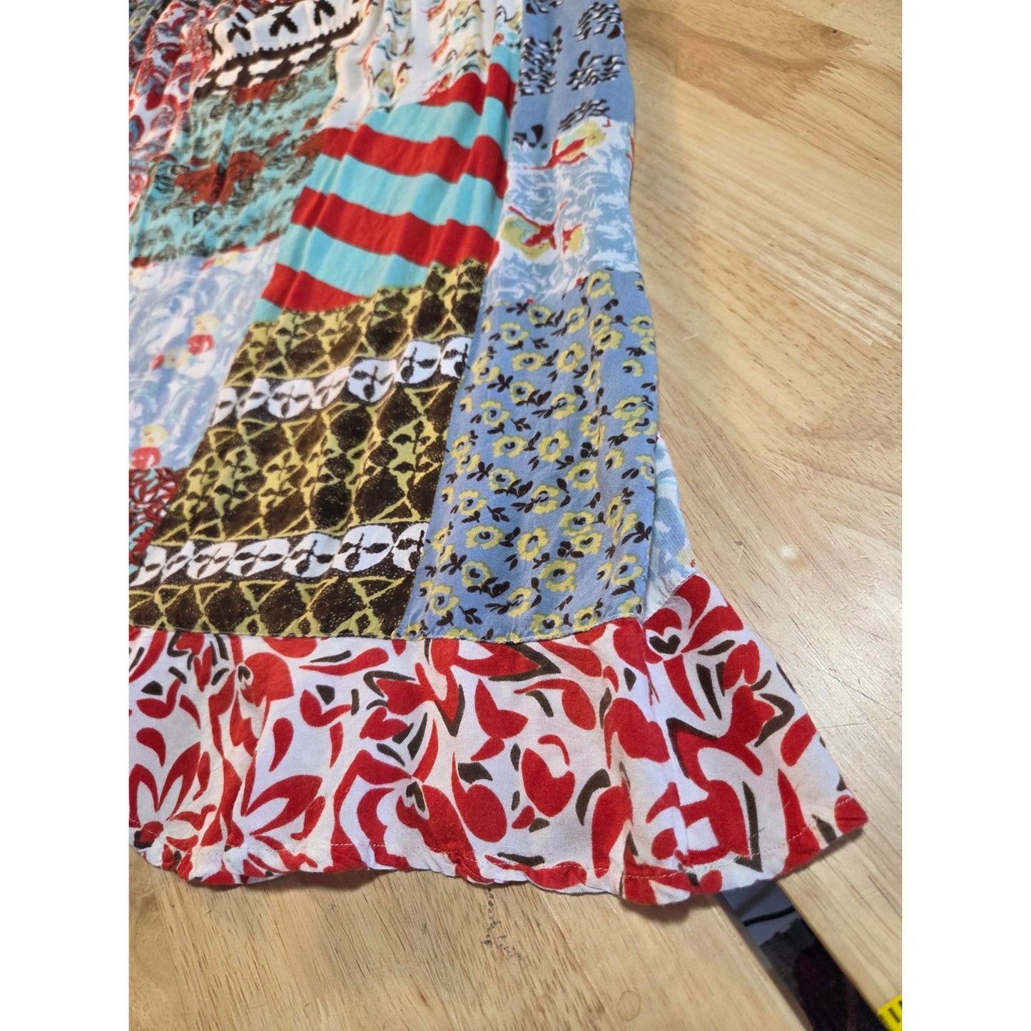 American Rag 100% rayon floral sleeveless knee length dress Paisley Paisley boho