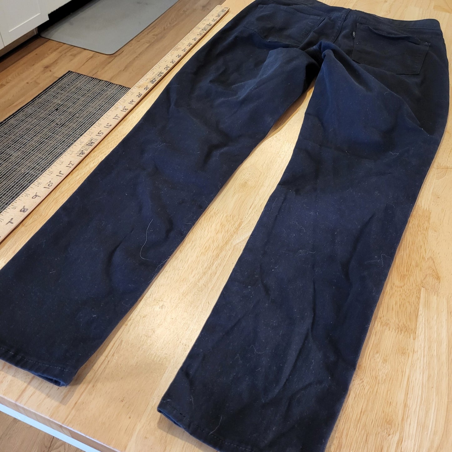 Levi's Black Jeggings Size 10 29" Inseam 32" Waist 13" Rise