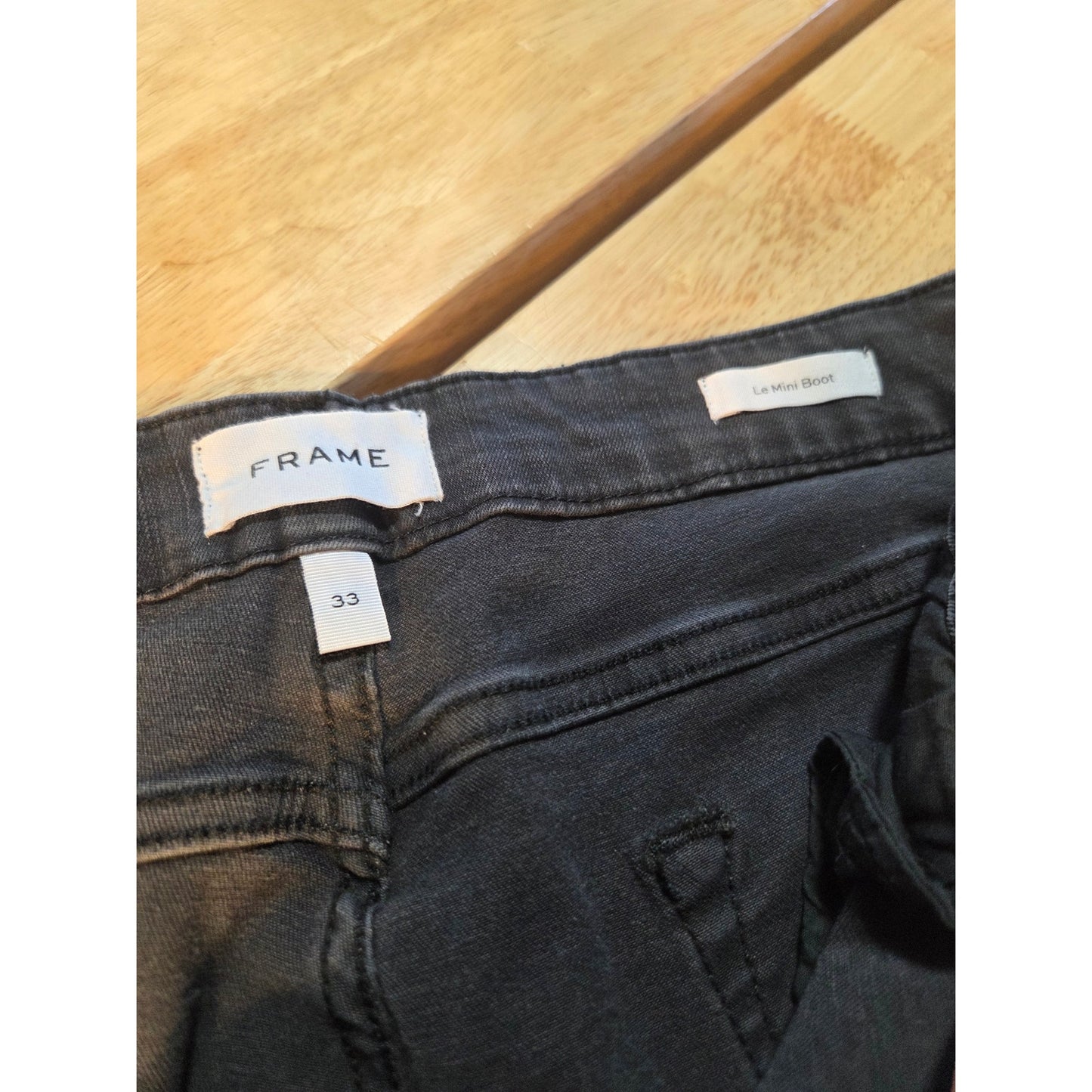 Black Frame denim size 33 le boot cut jeans perfect flare higher waist