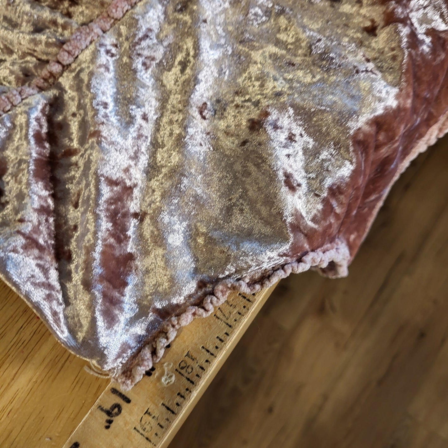 POL Pink Crushed Velvet Tank Mini Dress Zip Back Detail Empire Waist L
