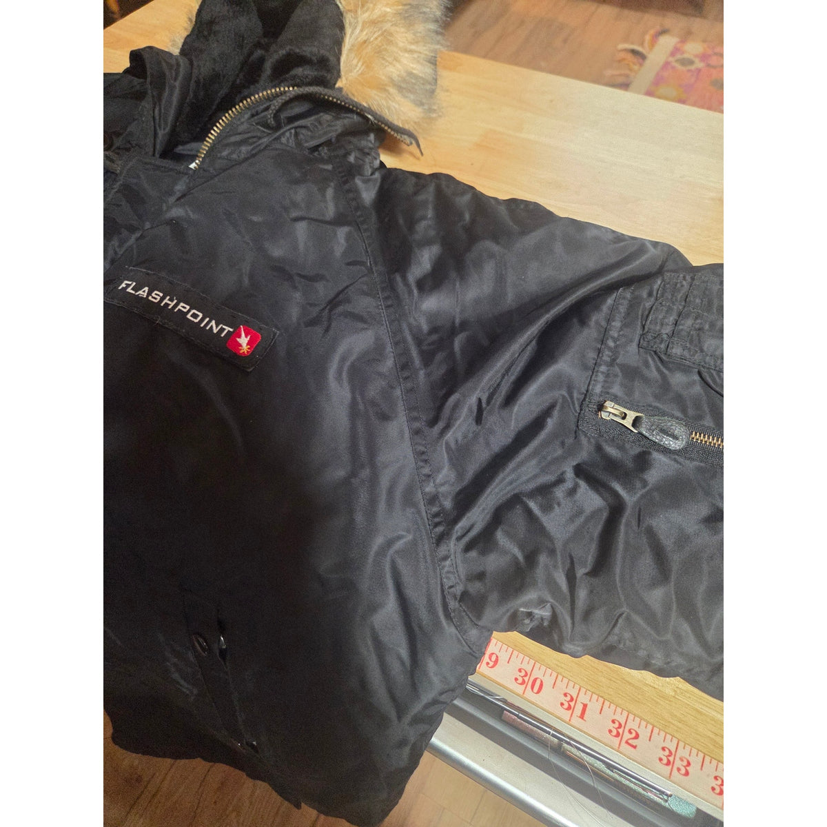 Flashpoint media Atlanta black extreme temperature Parker fur lined Hood black