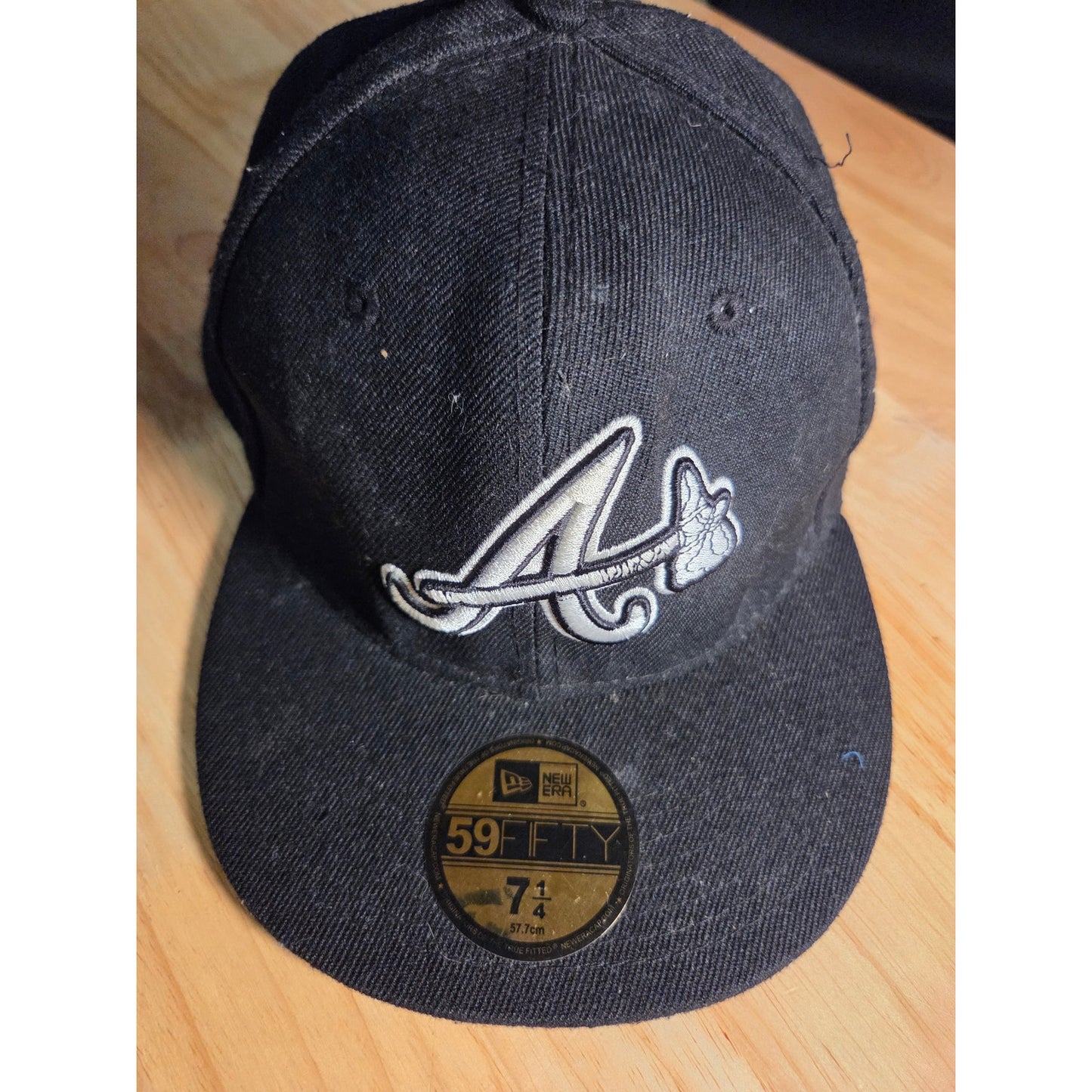 MLB Atlanta Braves 5950 New Era Fitted Baseball Hat 7 1/4