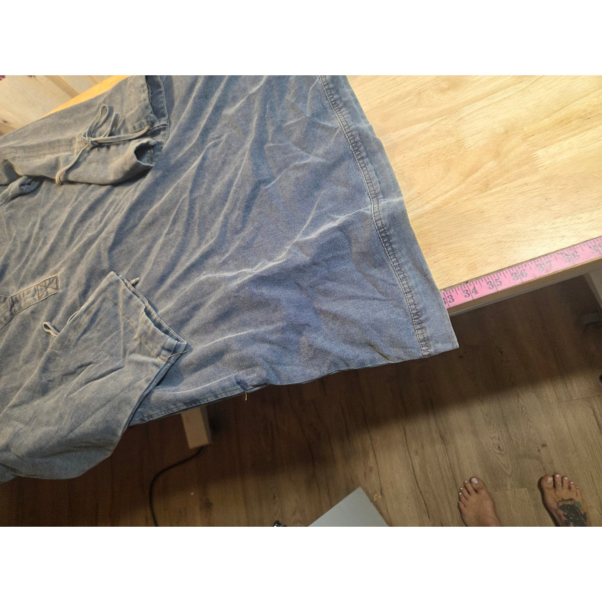 ENTRO SIZE MEDIUM CHAMBRAY BLOUSE Dress