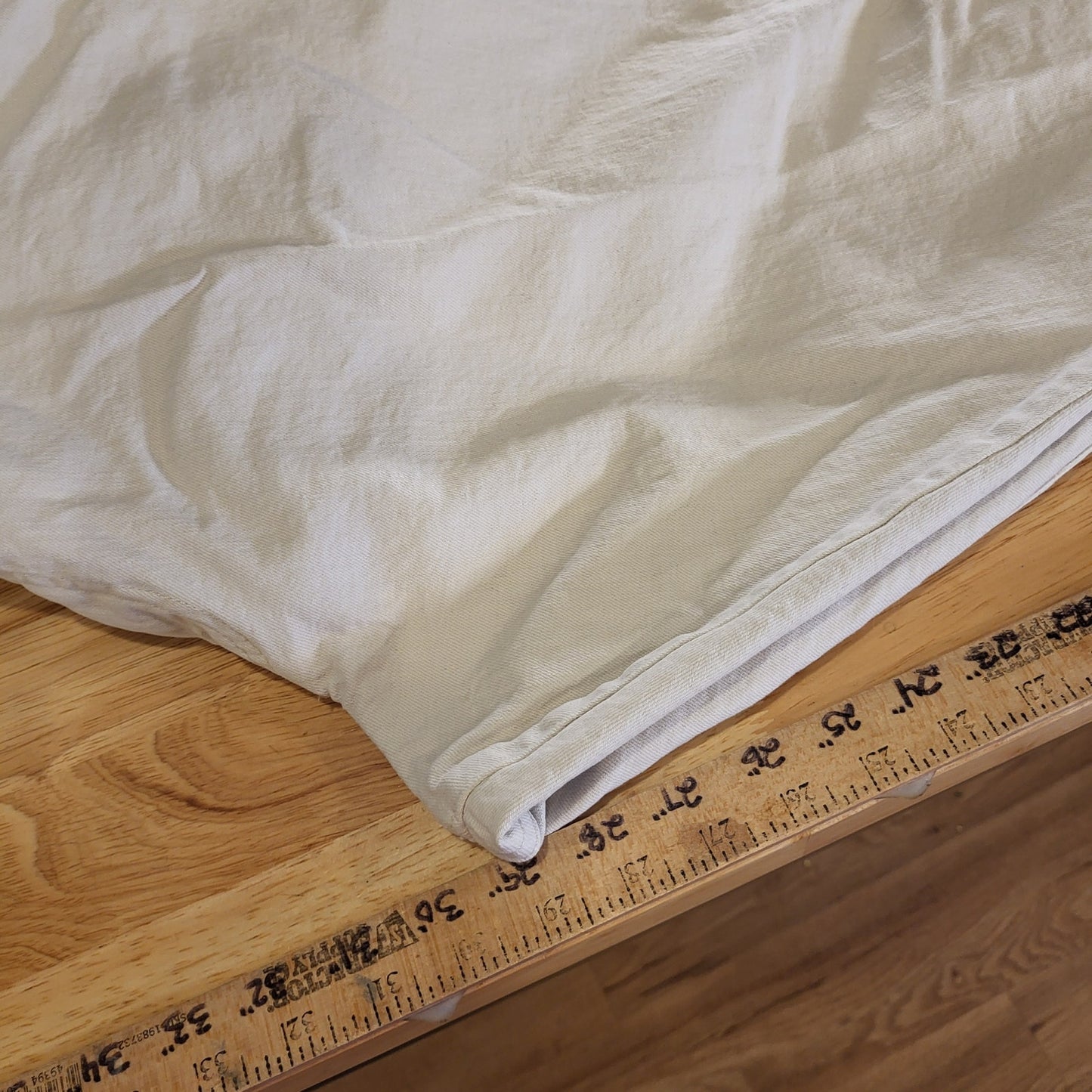 Polo Ralph Lauren White denim jeans 42 X 30 the Sullivan Slim cotton