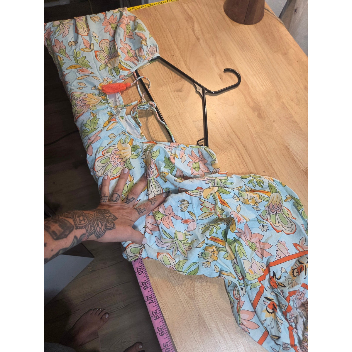 EASEL BOHEMIAN PAISLEY DRESS SHORT MEDIUM