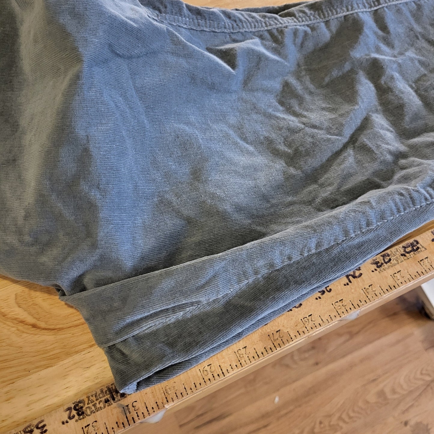 NWT Calvin Klein Jeans Gray Corduroy Straight Leg Sz. 16 Cotton Stretch