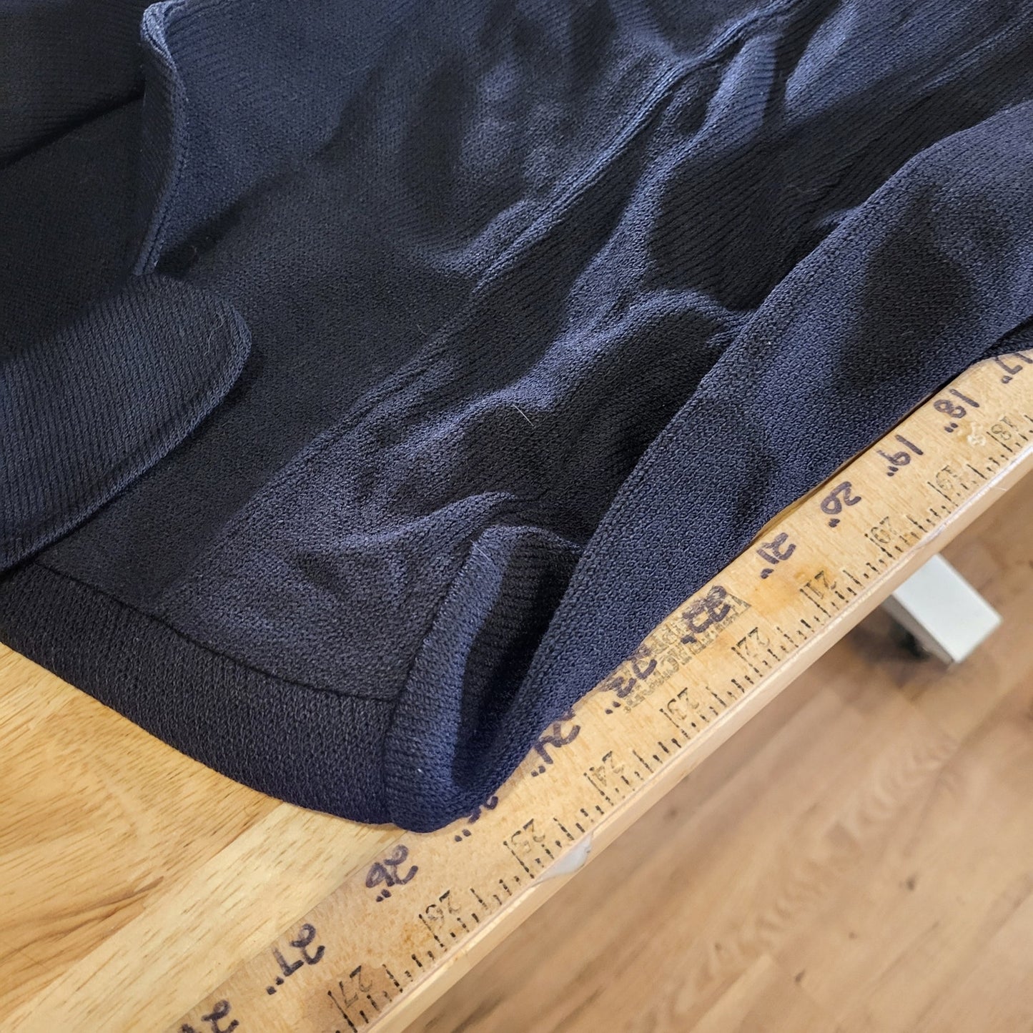 St. John Collection By Marie Gray Vintage Black CollarJacket 20"p2p 26" long 8