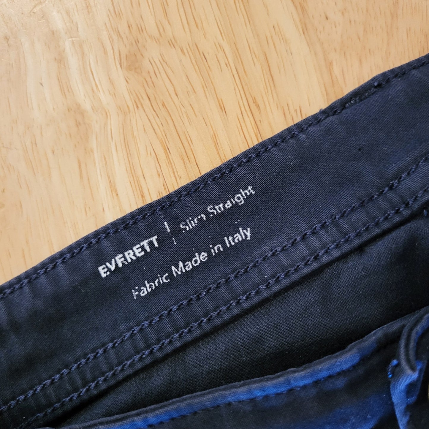 AG Adriano Goldschmied Everett Slim Straight Black 38x32 Jeans