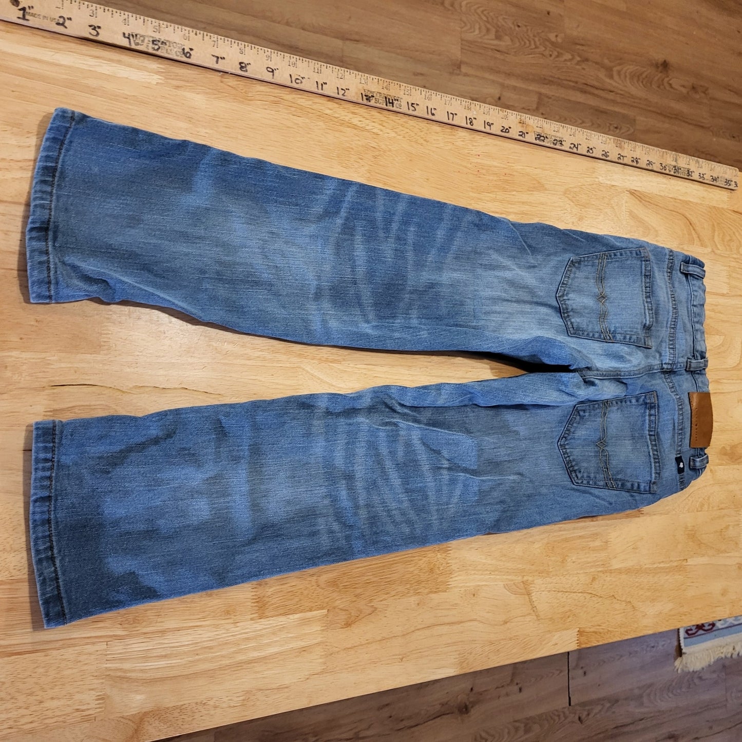 Lucky Brand Classic Straight Adjustable Waist Medium Wash Jeans Size 8