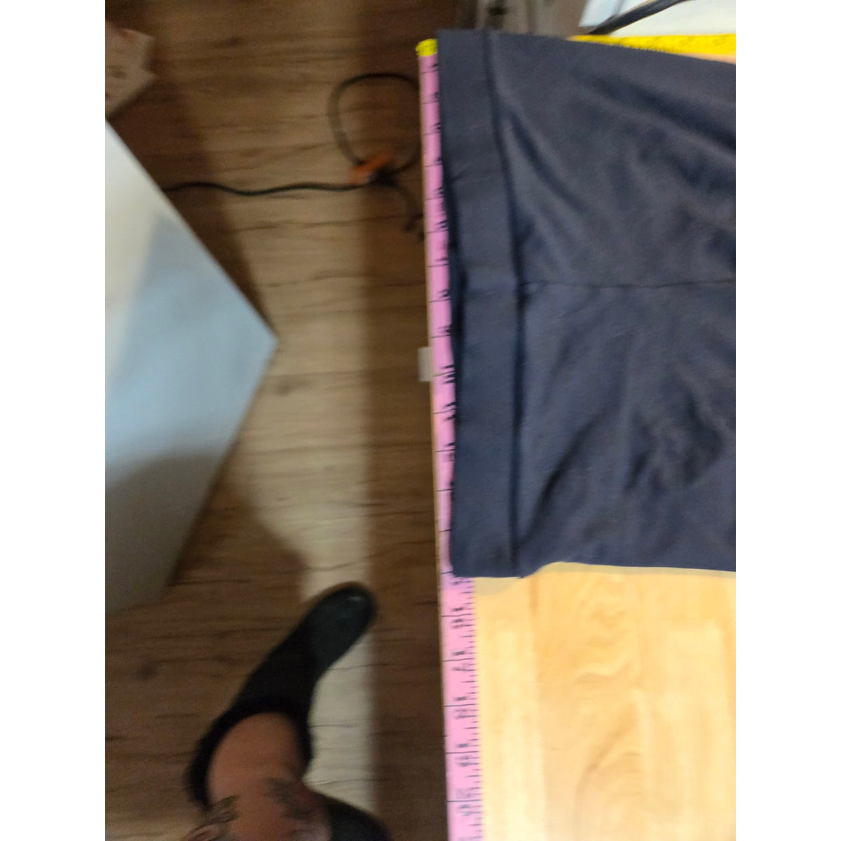Vince size medium navy blue leggings piping detail Jersey cotton med waistband