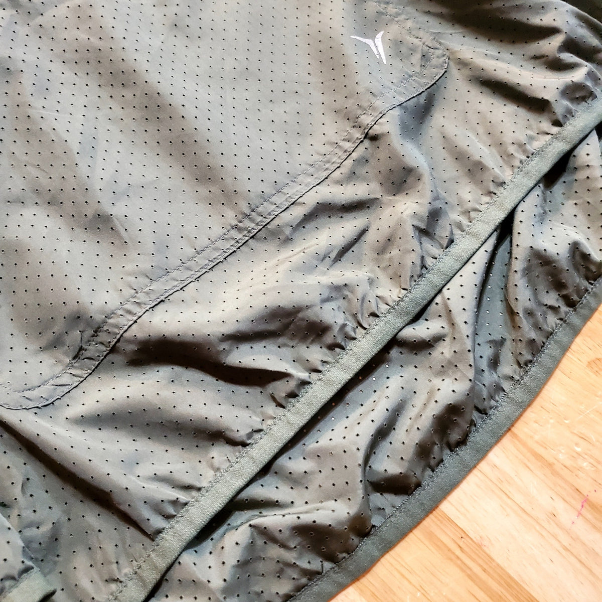Old Navy Green Mesh Light Windbreaker Pullover Hooded Pocket Size XL