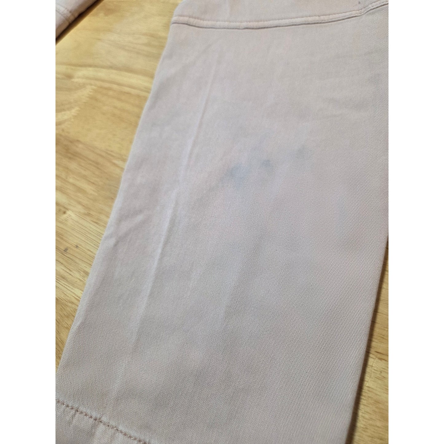 Prana size 8 blush pink nude cropped high water Pedal Pusher pants pockets sz 8