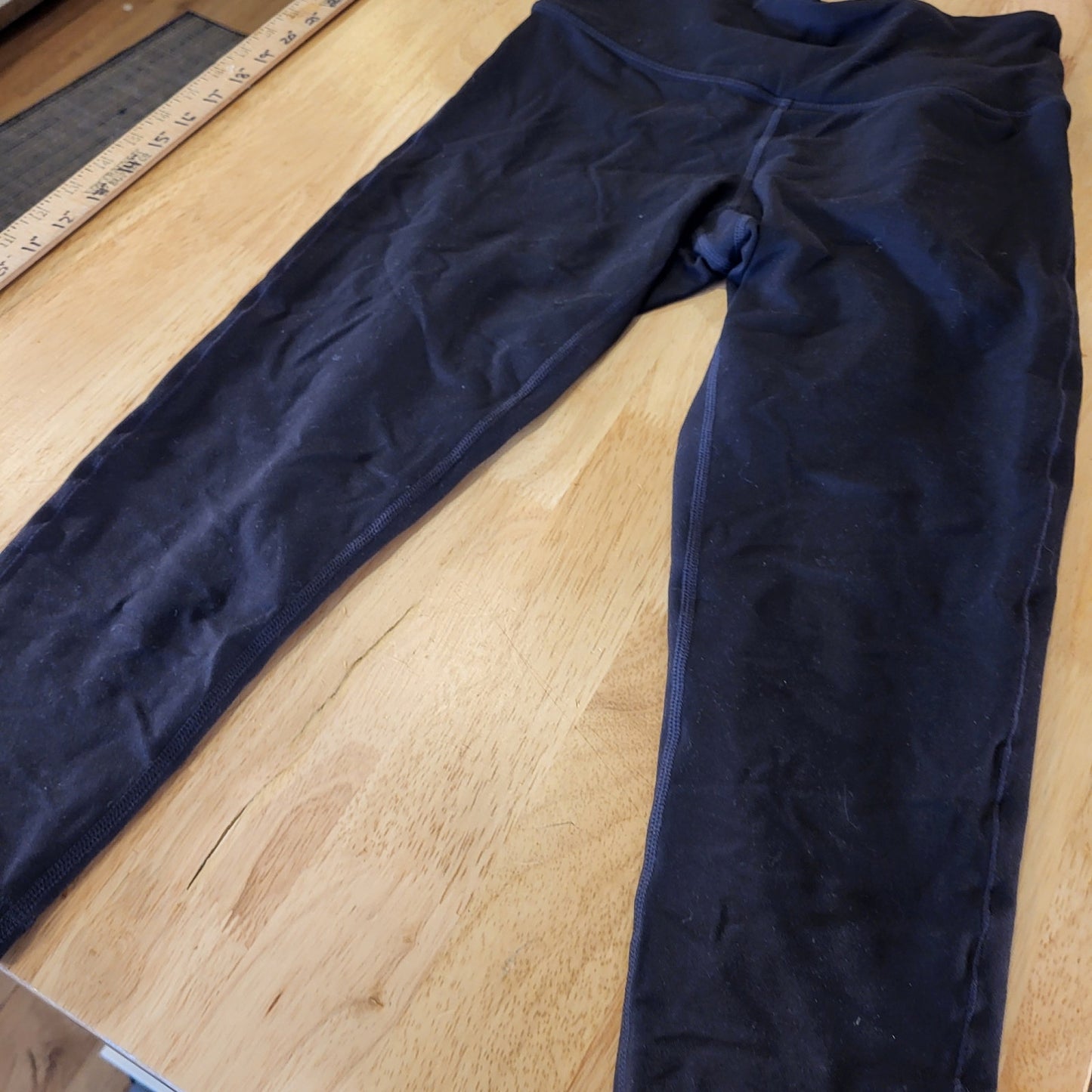 Prana Black Leggings Size Small 24" Waist 19" Inseam 26" Long