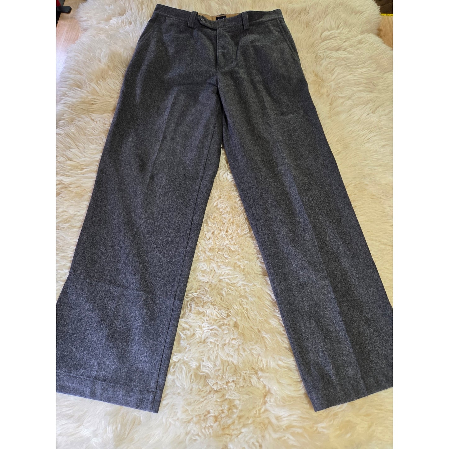 Gap 33/32 Recycled Wool Gray Men's Trousers Pockets