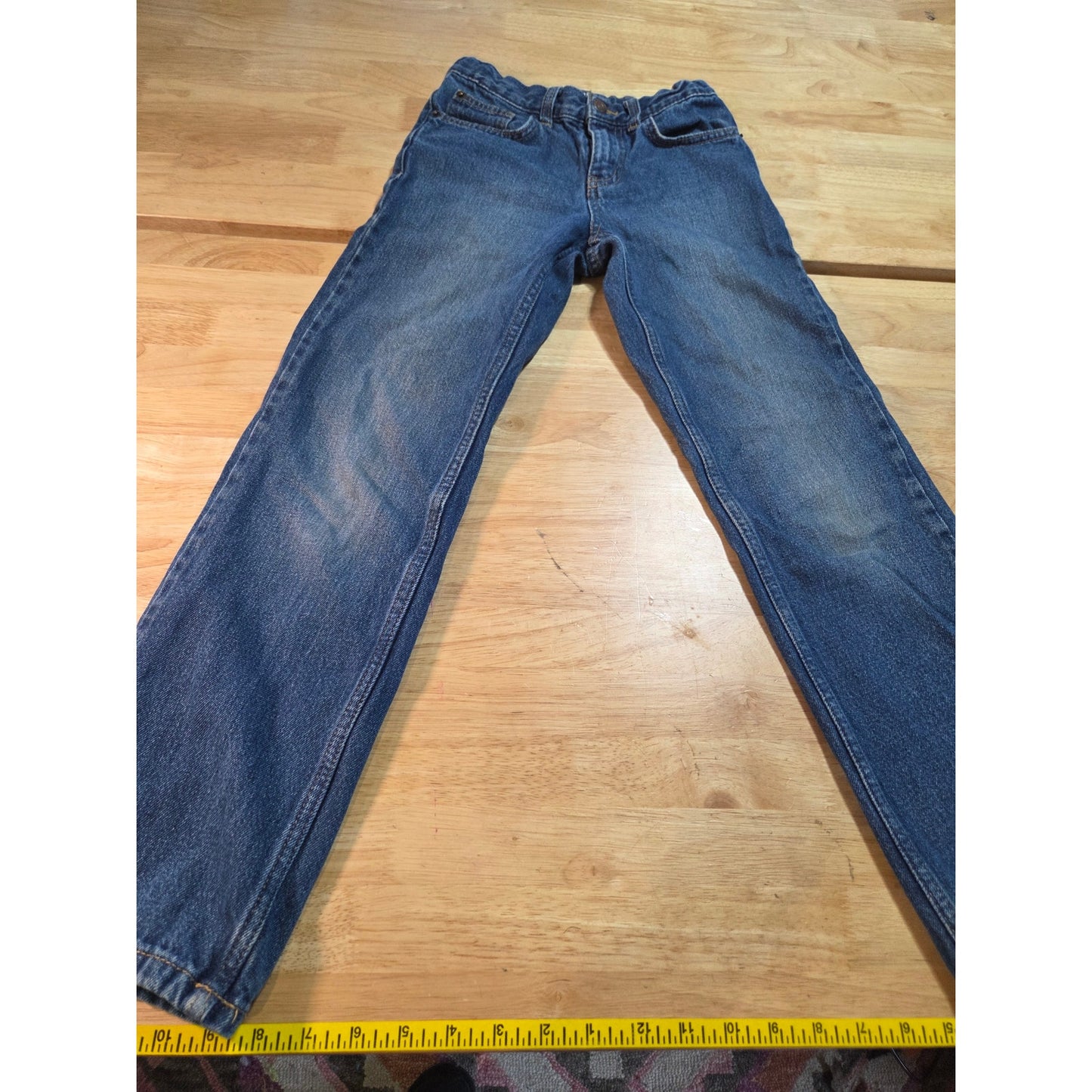 Cat and Jack relaxed stretch jeans size 12 adjustable waist kids