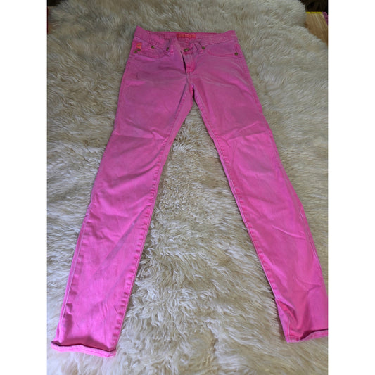 Rock & Republic Pink Skinny Jeans 28" Waist Slim Fit