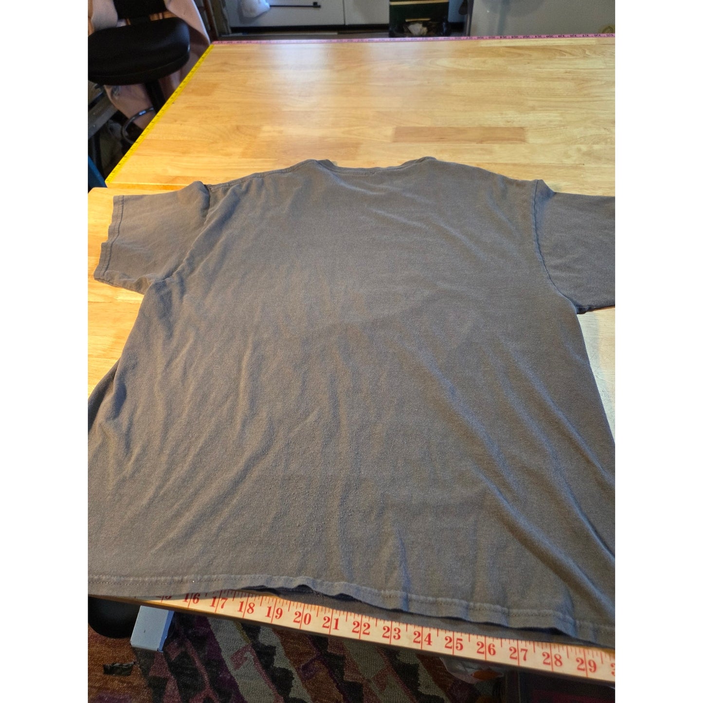 Nirvana Smiley Face T-shirt Gray 100% cotton extra large t-shirt