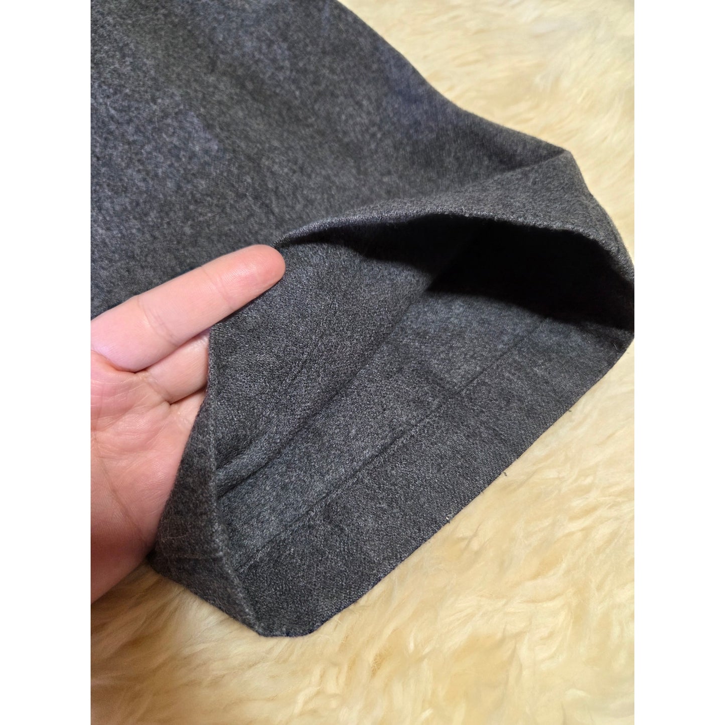 Gap 33/32 Recycled Wool Gray Men's Trousers Pockets