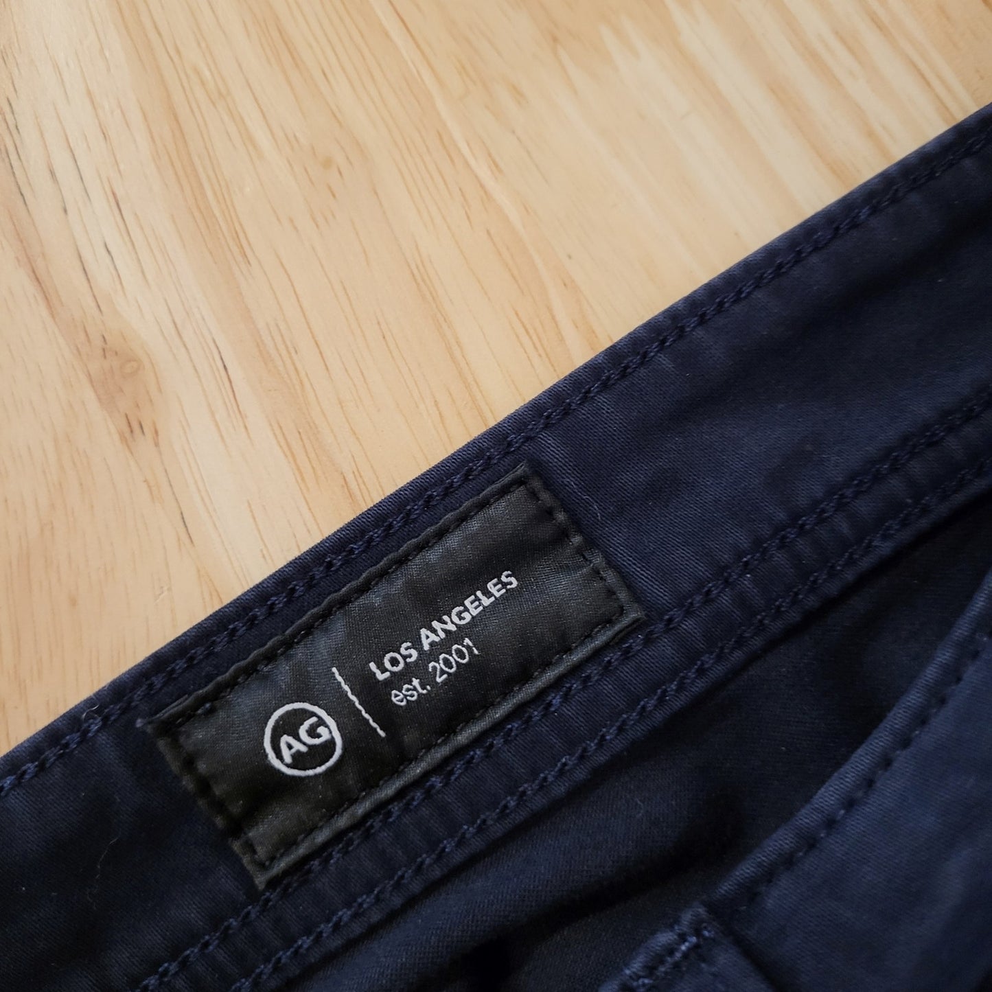 AG Adriano Goldschmied Everett Slim Straight Black 38x32 Jeans