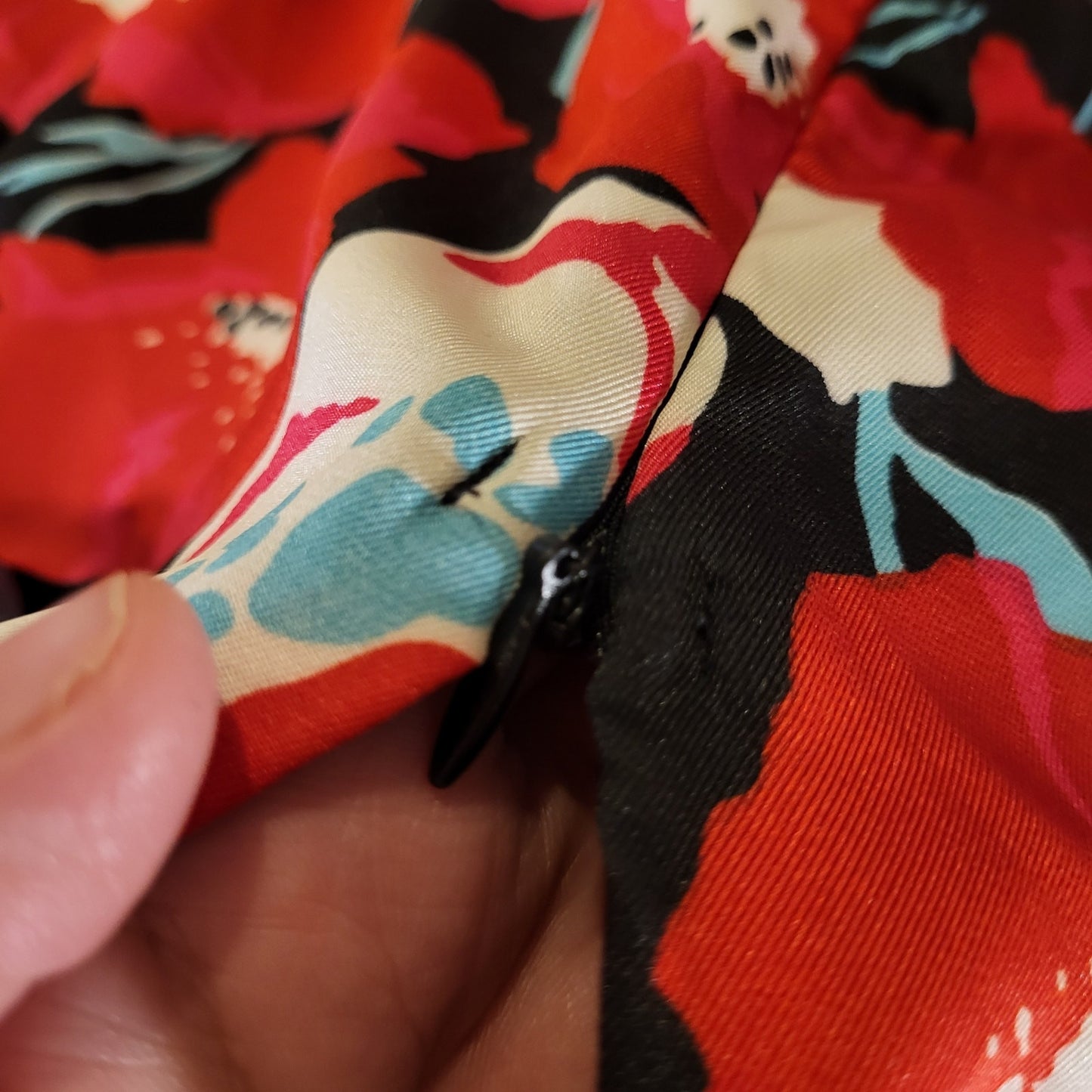 NWT Sam Edelman High Neck Floral Maxi Sleeveless Satin Dress 20" P2P Size 12