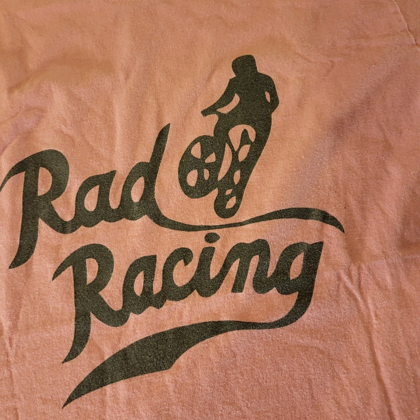 Rad Racing Pink Jersey Cotton Small Short Sleeve BMX 25" Long  17" Pit 2 Pit 