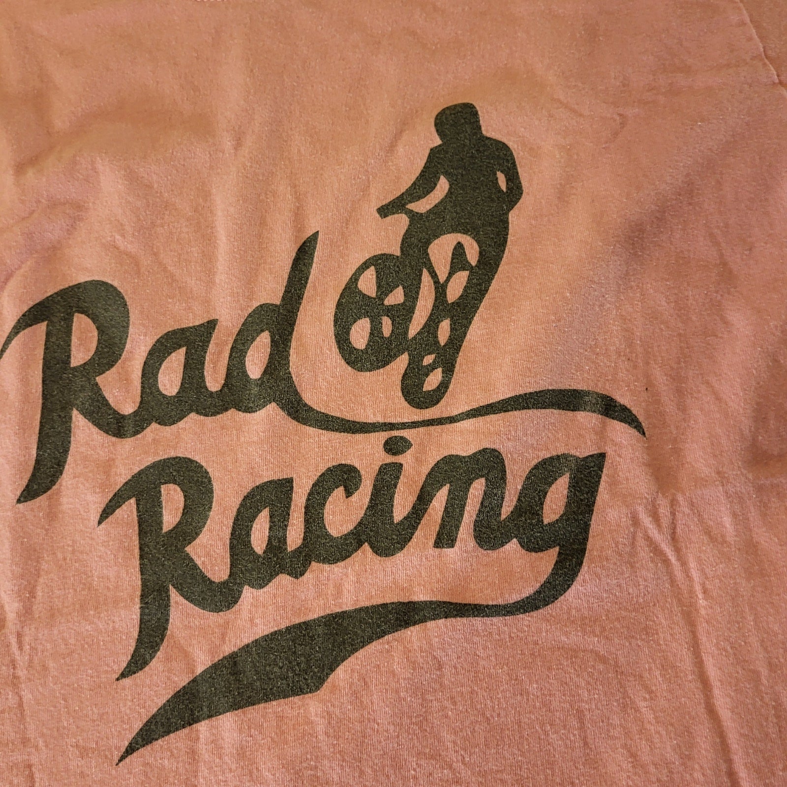 Rad Racing Pink Jersey Cotton Small Short Sleeve BMX 25" Long  17" Pit 2 Pit 