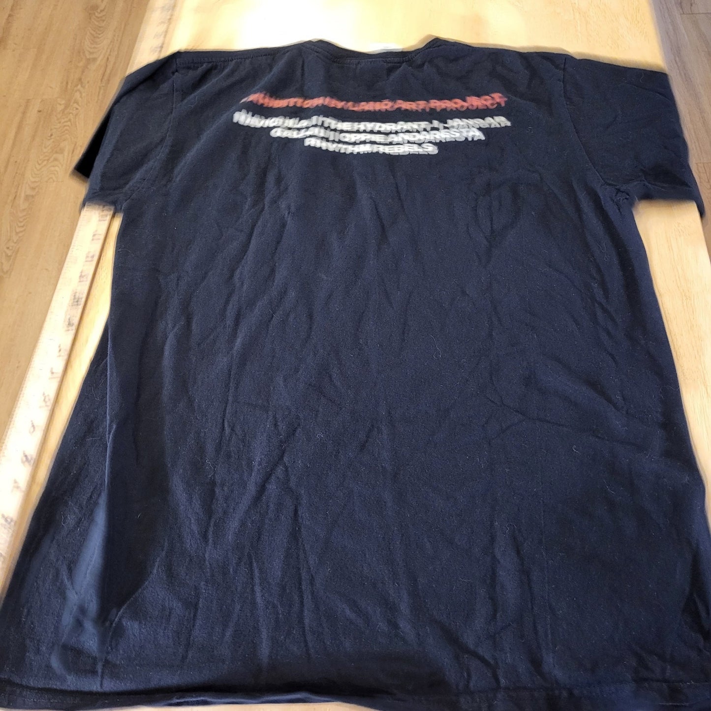 Cease Fire Now Black Screen Print T-shirt 20" Pit to Pit 26" Long 100% Cotton 
