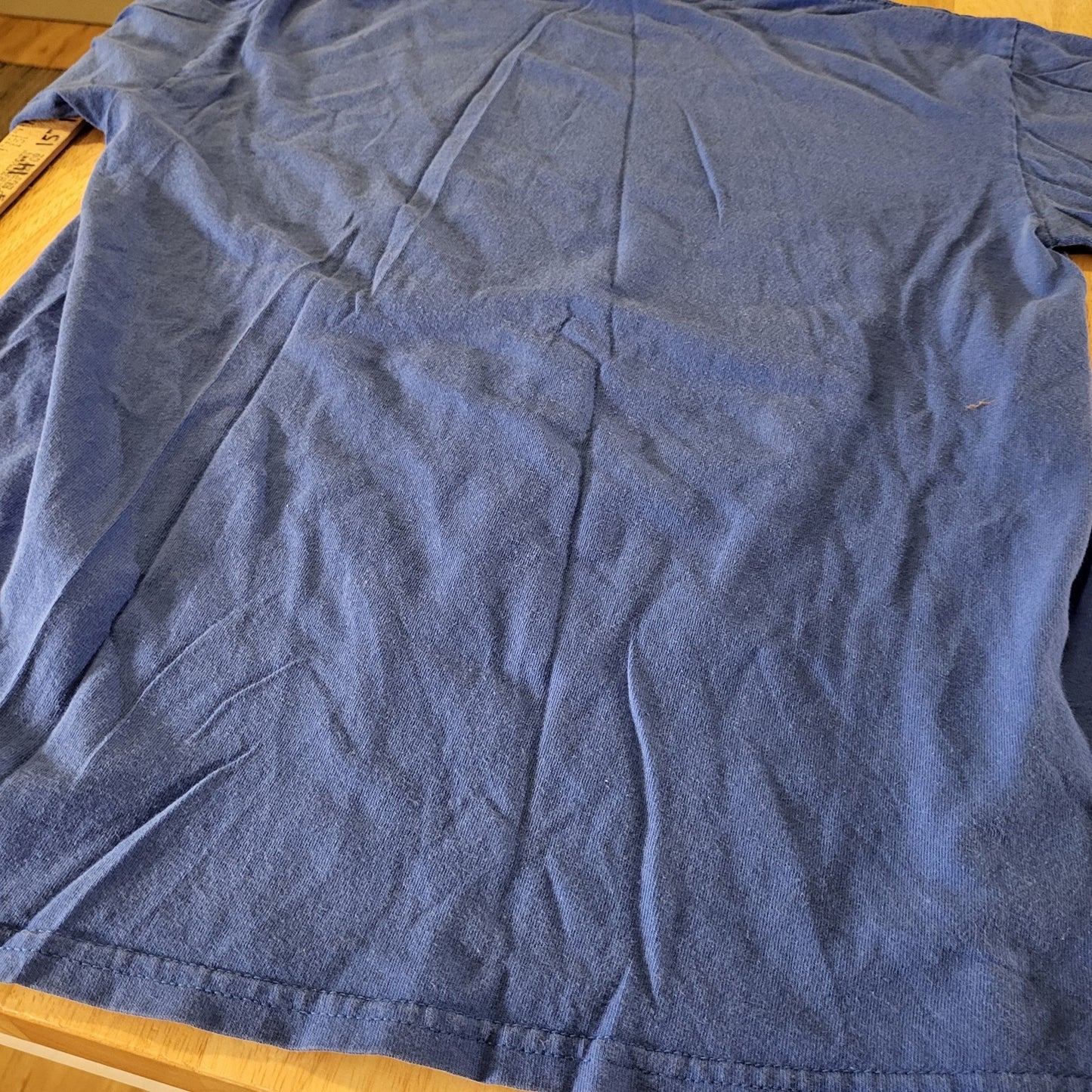 "That's What She Said" Blue Cotton T-shirt Short Sleeve Knit Jersey 90's Y2K